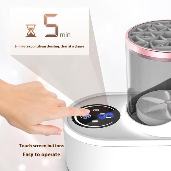 Automatic Makeup Brush Cleaner & Dryer-Deep Clean in Seconds!