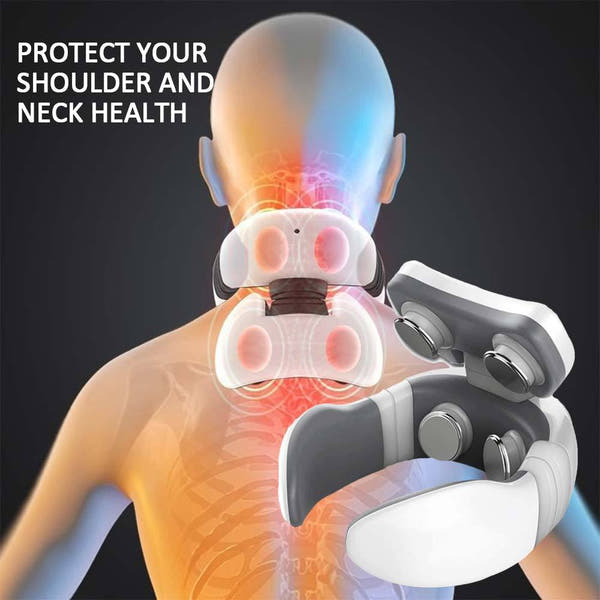 Smart Electric Neck & Back Massager – Deep Pulse Relief