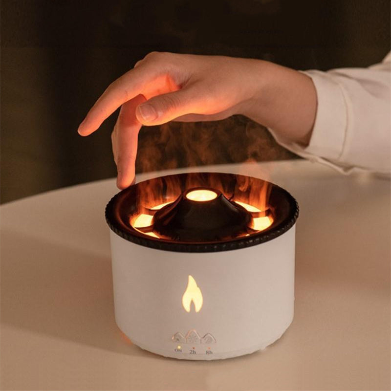 Volcano Glow – Jellyfish Mist & Flame Aroma Diffuser