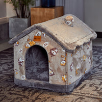 Foldable Pet House – Warm, Cozy & Portable Bed for Dogs & Cats