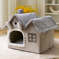Foldable Pet House – Warm, Cozy & Portable Bed for Dogs & Cats