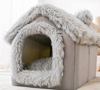 Foldable Pet House – Warm, Cozy & Portable Bed for Dogs & Cats